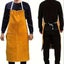 Welding Apron Cow Leather Welder Carpenter Blacksmith Work Safety i2560YL0 Carousel 5