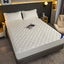 SOGA White 183cm Wide Cross-Hatch Mattress Cover Thick Quilted Stretchable Be... Carousel 4