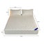 SOGA 2X White 138cm Wide Cross-Hatch Mattress Cover Thick Quilted Stretchable... Carousel 11