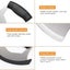 Knife Salad Chopper, Salad Chopper Stainless Steel Knife With Protection Cover V Carousel 3