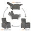 2x Recliner Chair Carousel 11