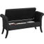 Modern Fabric Tufted Storage Bench with Rolled Arms Cushioned Ottoman Bench Carousel 2