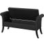 Modern Fabric Tufted Storage Bench with Rolled Arms Cushioned Ottoman Bench Carousel 3