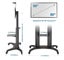 North Bayou Luxury Heavy-duty Aluminum Alloy TV cart for 55 to 80” Flat TV Carousel 7