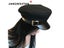 Fashion Wool Solid Visor Military Hat Autumn And Winter Vintage Patchwork PU Carousel 1