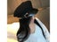 Fashion Wool Solid Visor Military Hat Autumn And Winter Vintage Patchwork PU Carousel 4