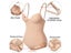 Women's One Piece Tummy Control Body Shaper Jumpsuit With Built In Bra Carousel 7