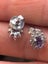 Beautiful Sterling Silver Earrings w/ Purple and White Stones - 336 Carousel 6