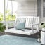 Porch Swing Chair with Chain Garden Bench Outdoor Furniture Wooden White Carousel 8