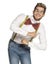 NERD COSTUME KIT Set Geek Glasses Fancy Dress Retro Funny Braces Bow Tie Party Carousel 5