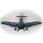 FMS 1700MM (66.9") F4U CORSAIR-BLUE PNP (V3) with Reflex v2 Carousel 11