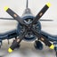 FMS 1700MM (66.9") F4U CORSAIR-BLUE PNP (V3) with Reflex v2 Carousel 15