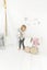 Kinderfeets: Wooden Toy Pram - White Carousel 3