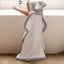 Little Linen: Plush Hooded Towel - Soft Pink Carousel 4