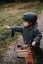 Kinderfeets: Toddler Helmet - Matte Black Carousel 3