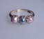 Antq Victorian 18CT Gold Natural Pearl Ring Carousel 1