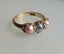 Antq Victorian 18CT Gold Natural Pearl Ring Carousel 3
