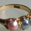 Antq Victorian 18CT Gold Natural Pearl Ring Carousel 13