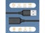 USB 2.0 Extension 480mbps Male To Female Extension Speed Data Sync Cable Carousel 6