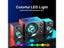 HIFI 3D Stereo Speakers Colorful LED Heavy Light AUX USB Wired Wireless Carousel 4
