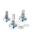 5PCS/Lot Ec11 Rotary Encoder Switch 15/20mm Plum Blossom Handle Half Carousel 3