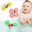3pcs Cartoon Animal Bath Toy For Kids ABS Colorful Insect Toy For Baby|Bath Toy Carousel 2