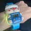 Blue Piggy Children's Watch Colorful Glowing Cute Cartoon Electronic Carousel 4