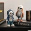 Halloween Theme Skull Dolls Resin Ornaments Characters Statues Home Carousel 4