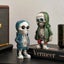 Halloween Theme Skull Dolls Resin Ornaments Characters Statues Home Carousel 5