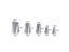 5Pcs/set Stainless Steel Cake Icing Piping Nozzle Basket Weave Pastry Tips Cake Carousel 4