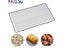 FAISDU1pcs Single Layer Stainless Steel BBQ Bread Cake Cooling Rack Drip Dry Carousel 2
