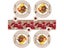 Set Of 6 Round 34CM Braided Table Mats For Dining Holidays Washable Non-Slip Carousel 6