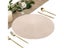 Set Of 6 Round 34CM Braided Table Mats For Dining Holidays Washable Non-Slip Carousel 7