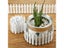 5x90cm Mini Wooden Fence Miniature Fairy Garden Fence DIY Handmade Accessories Carousel 5