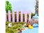 5x90cm Mini Wooden Fence Miniature Fairy Garden Fence DIY Handmade Accessories Carousel 6