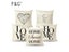 Letter Love Home Cushion Covers Linen Black White Pillow Cover Sofa Bed Nordic Carousel 3