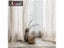 Beige Linen Tulle Curtains For Living Room Modern Flax Sheer Curtains For Carousel 1