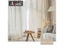 Beige Linen Tulle Curtains For Living Room Modern Flax Sheer Curtains For Carousel 4