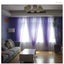 Curtain White Purple String Curtains Pure Color Tulle Bedroom Window Door Carousel 2