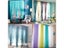 Curtain White Purple String Curtains Pure Color Tulle Bedroom Window Door Carousel 5