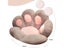 Cat Paw Back Soft Pillows Plush Chair Cushion Sofa Indoor Floor Home Chair Carousel 7