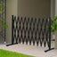 Goslash Picks Garden Gate Security Pet Baby Fence Barrier Safety Aluminum Ind... Carousel 7