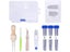 IMZAY 72Pcs Wool Felt Kit With 3 Sizes Felting Needles Wooden Handle Wool Felt Carousel 4