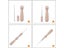 IMZAY 72Pcs Wool Felt Kit With 3 Sizes Felting Needles Wooden Handle Wool Felt Carousel 5