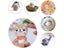 IMZAY 72Pcs Wool Felt Kit With 3 Sizes Felting Needles Wooden Handle Wool Felt Carousel 6