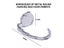 Portable Folding Bag Hanger Crystal Alloy Circle Shape Bag Accessory Carousel 5