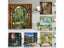 Window Outside Forest Bridge Spring Landscape Shower Curtain With Hook Carousel 3