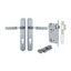 Iver Brunswick Door Lever on Oval Backplate Entrance Kit Key/Thumb Carousel 1