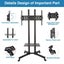 TV Floor Stand for 32-65" Screen Carousel 6