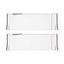 OXO Expandable Dresser Drawer Divider White Set 2pce Carousel 1